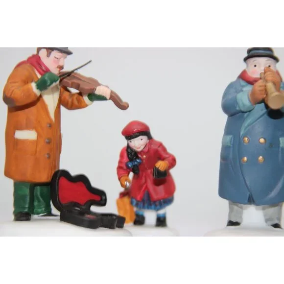 Dept 56 Christmas in the City - Street Musicians - Picture 2 of 6